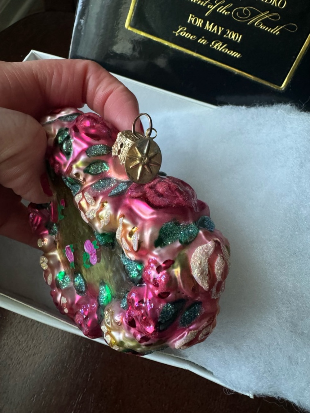 Christopher Radko Love in Bloom May 2001 ornament NWT - Picture 3 of 9